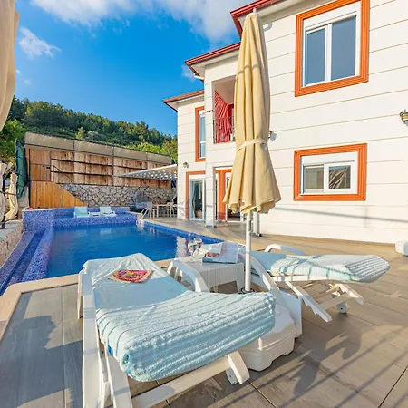 Doga Icinde Havuzlu Lueks Beyaz * Kaş